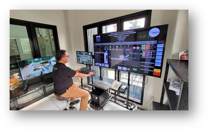Operator monitoring multi-display